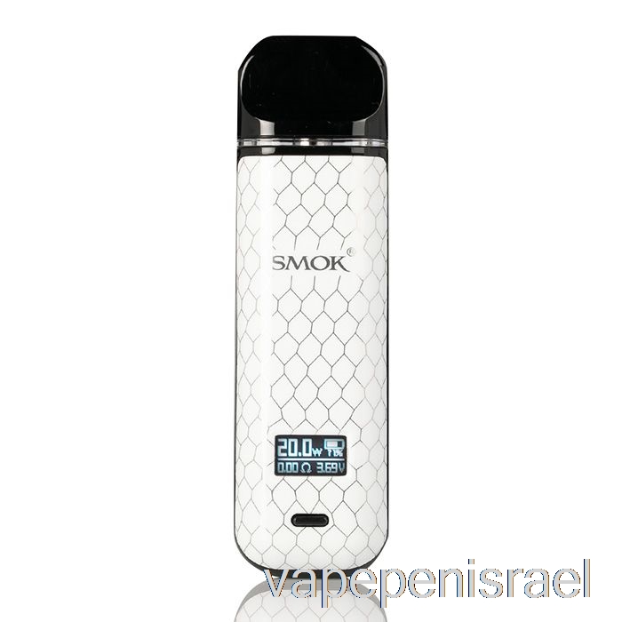 חד פעמי Vape Israel Smok Novo X 25w Pod System לבן קוברה